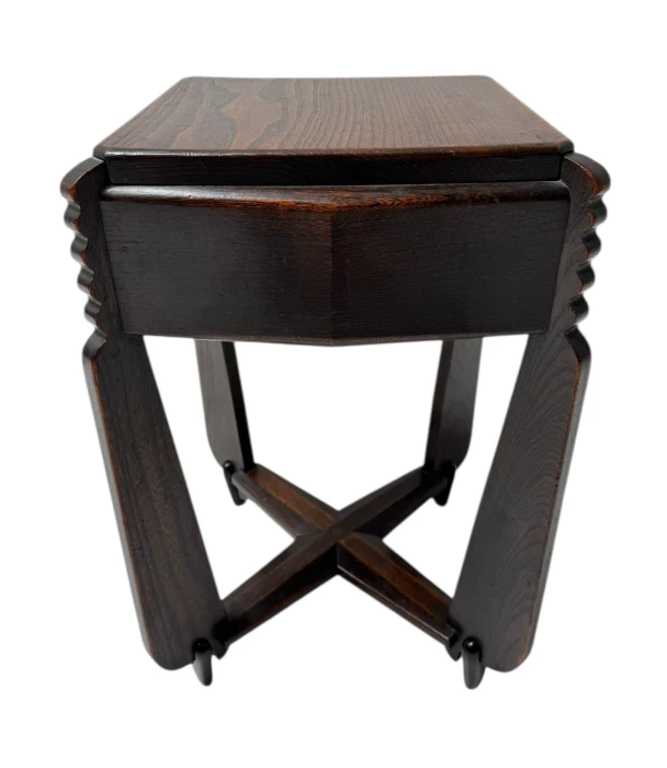 Art Deco Amsterdamse School Side Table by Architect Christiaan Bartels, 1920s